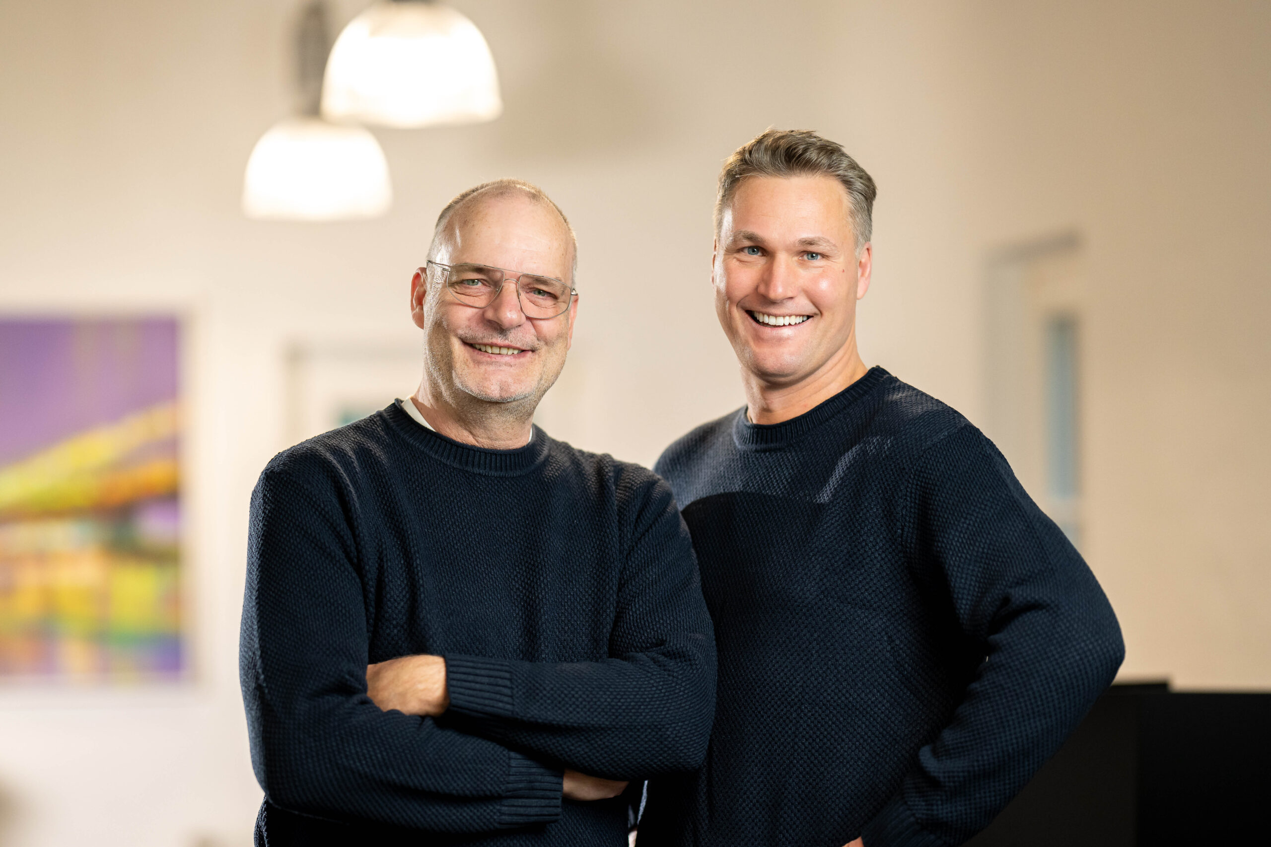 Ein Foto der Gründer der SORIWA GmbH