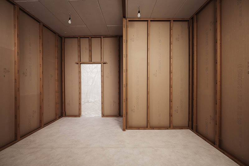 Ein Foto eines Zimmer mit SORIWA Multi System-Trockenbau