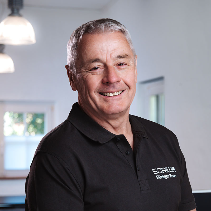 Ein Portraitfoto von Rüdiger Knorr, Mitarbeiter der SORIWA GmbH